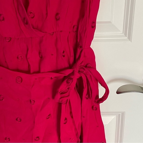 Anthro Ett:Twa Greenbrier Embroidered Romper Pink 29227 - Picture 5 of 15